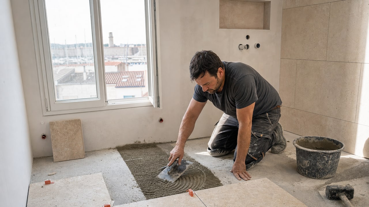 Rénovation salle de bain — Carreleur à La Rochelle